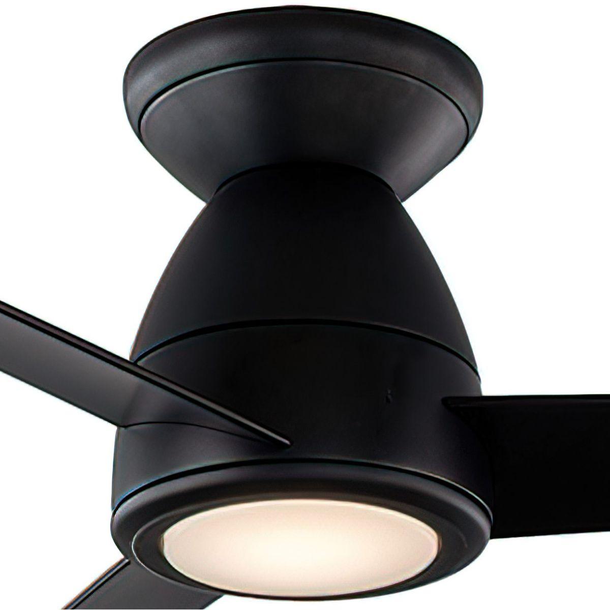 Tip Top 52 Inch Matte Black LED 3000K Smart Ceiling Fan - Bees Lighting