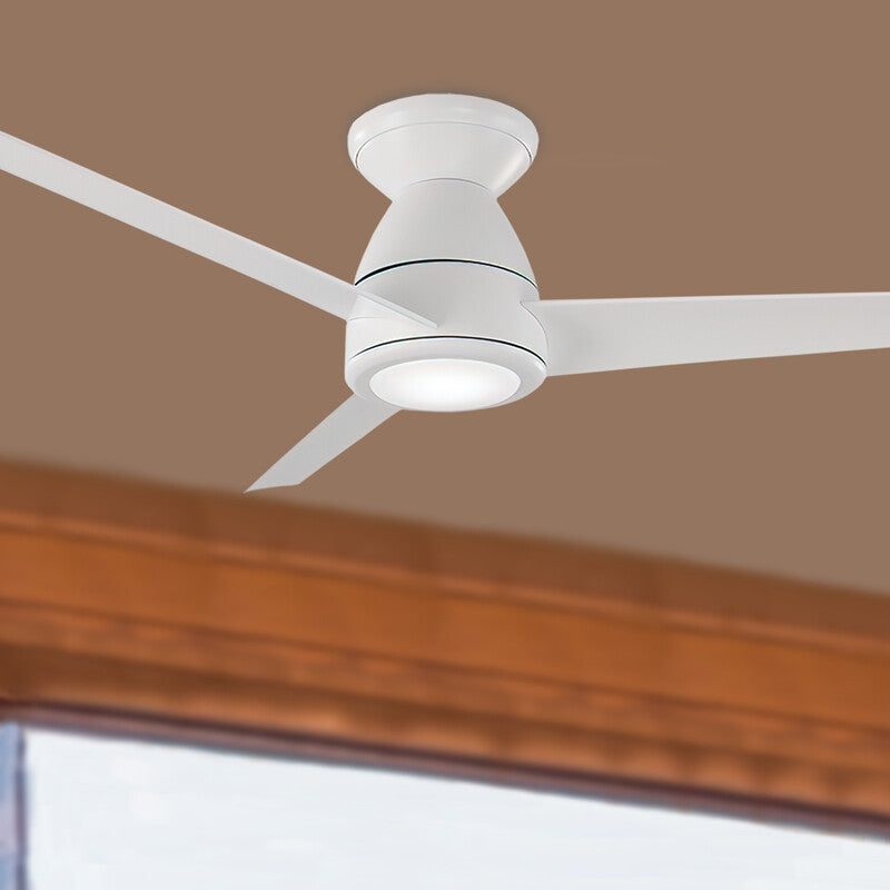 Tip Top 52 Inch Matte White LED 3000K Smart Ceiling Fan - Bees Lighting