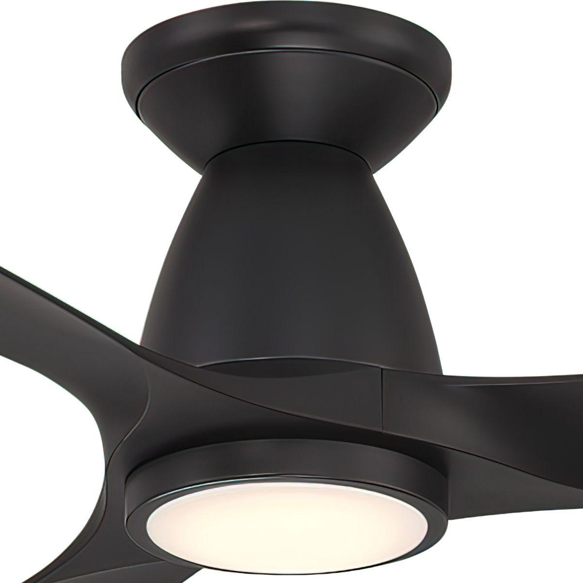 Skylark Flush 54 Inch Outdoor Smart Ceiling Fan With 2700K LED And Remote - Bees Lighting