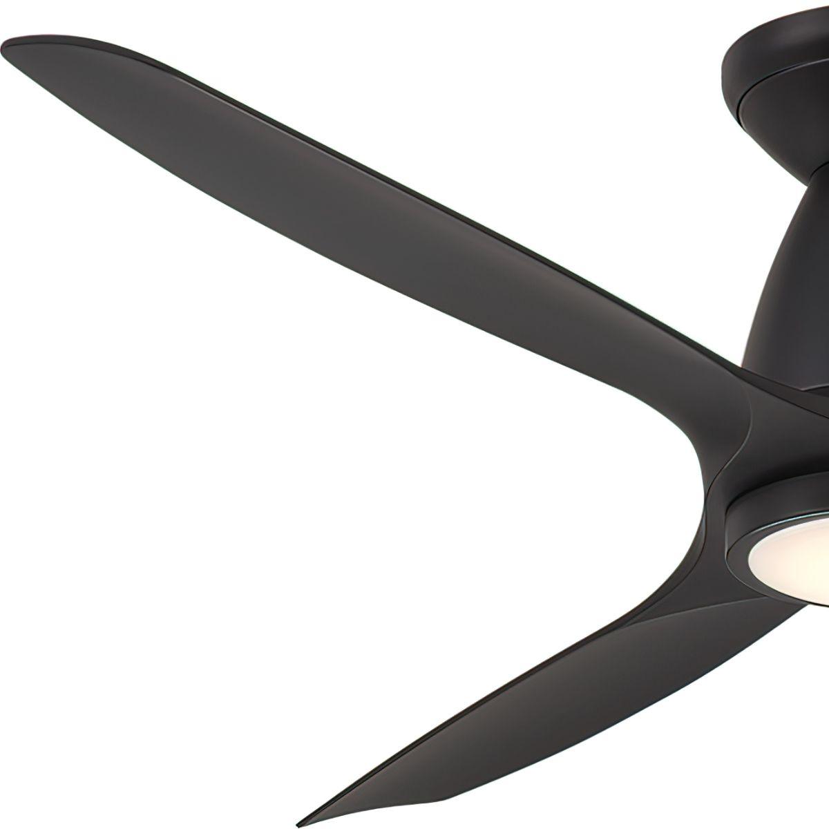 Skylark Flush 54 Inch Outdoor Smart Ceiling Fan With 2700K LED And Remote - Bees Lighting