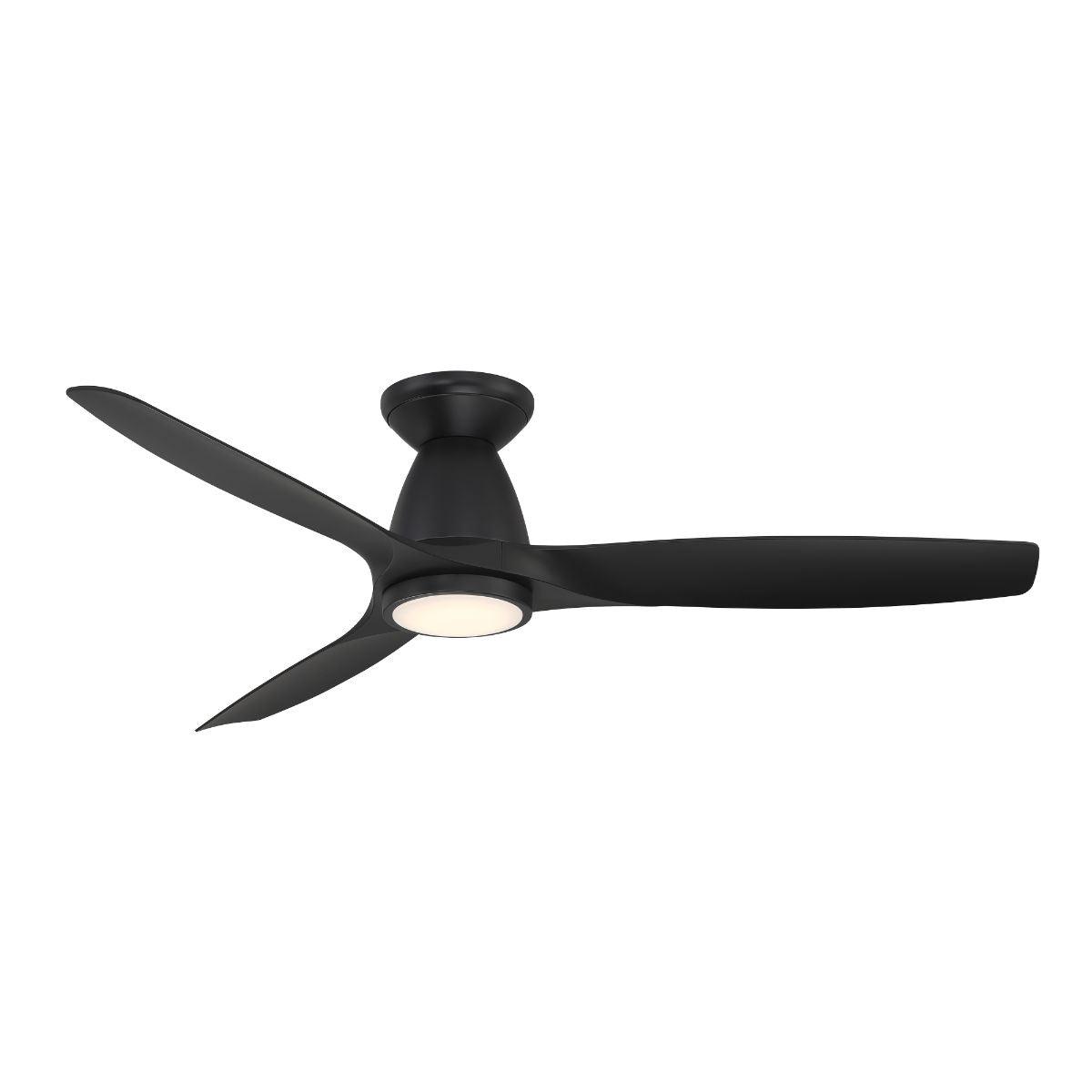 Skylark Flush 54 Inch Outdoor Smart Ceiling Fan With 3000K LED And Remote - Bees Lighting