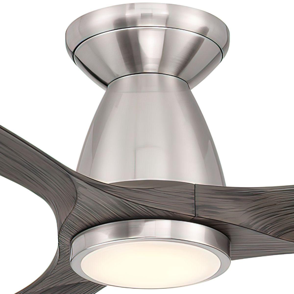 Skylark Flush 54 Inch Outdoor Smart Ceiling Fan With 2700K LED And Remote