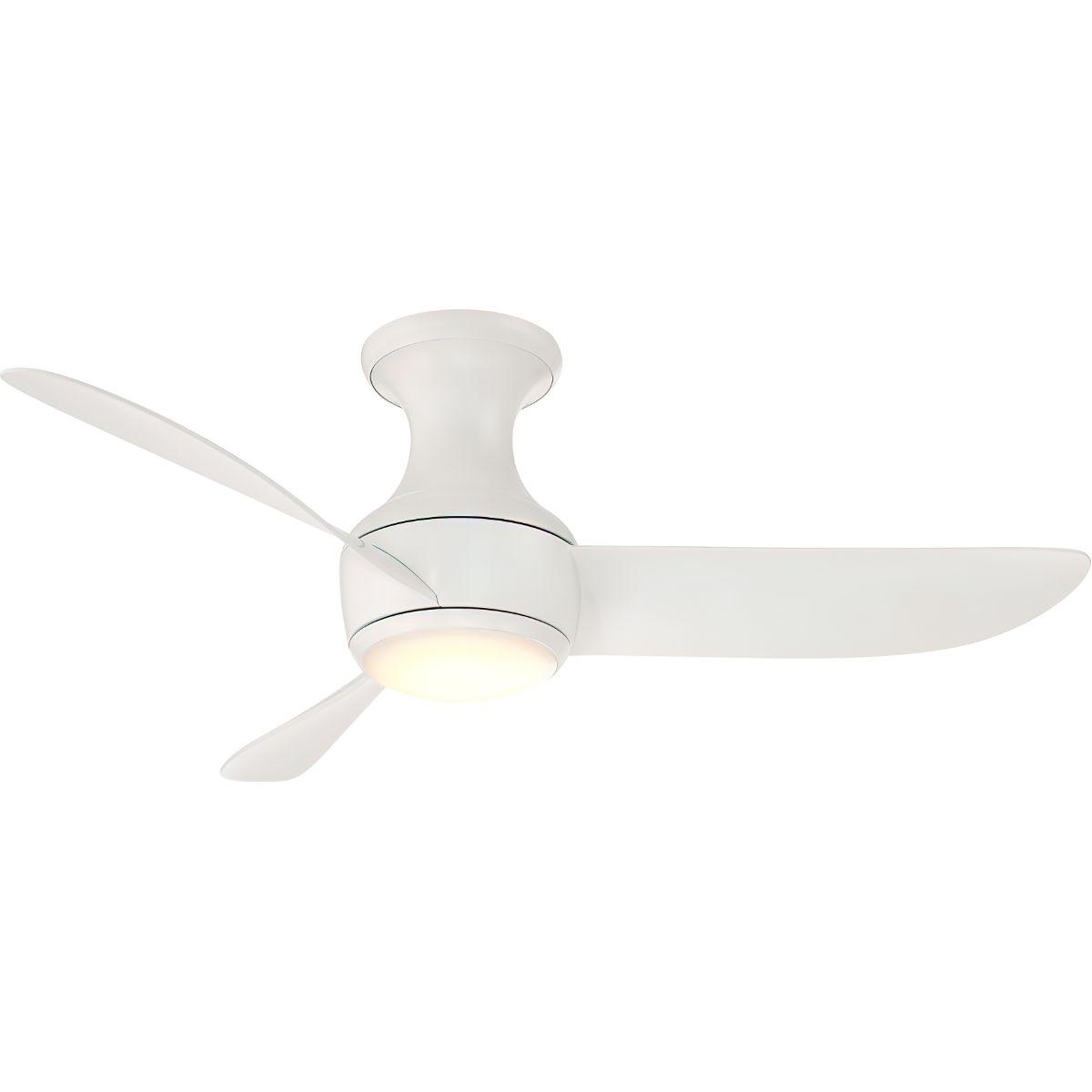 Corona 44 Inch Modern Outdoor Smart Ceiling Fan With 2700K LED And Remote