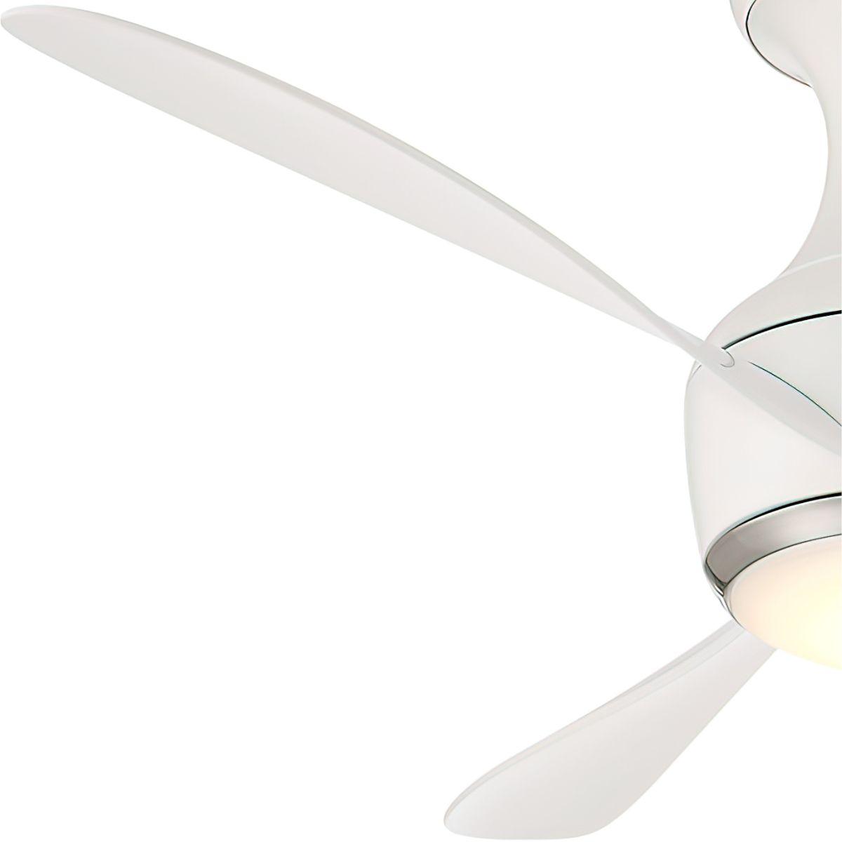 Corona 44 Inch Modern Outdoor Smart Ceiling Fan With 3000K LED And Remote - Bees Lighting