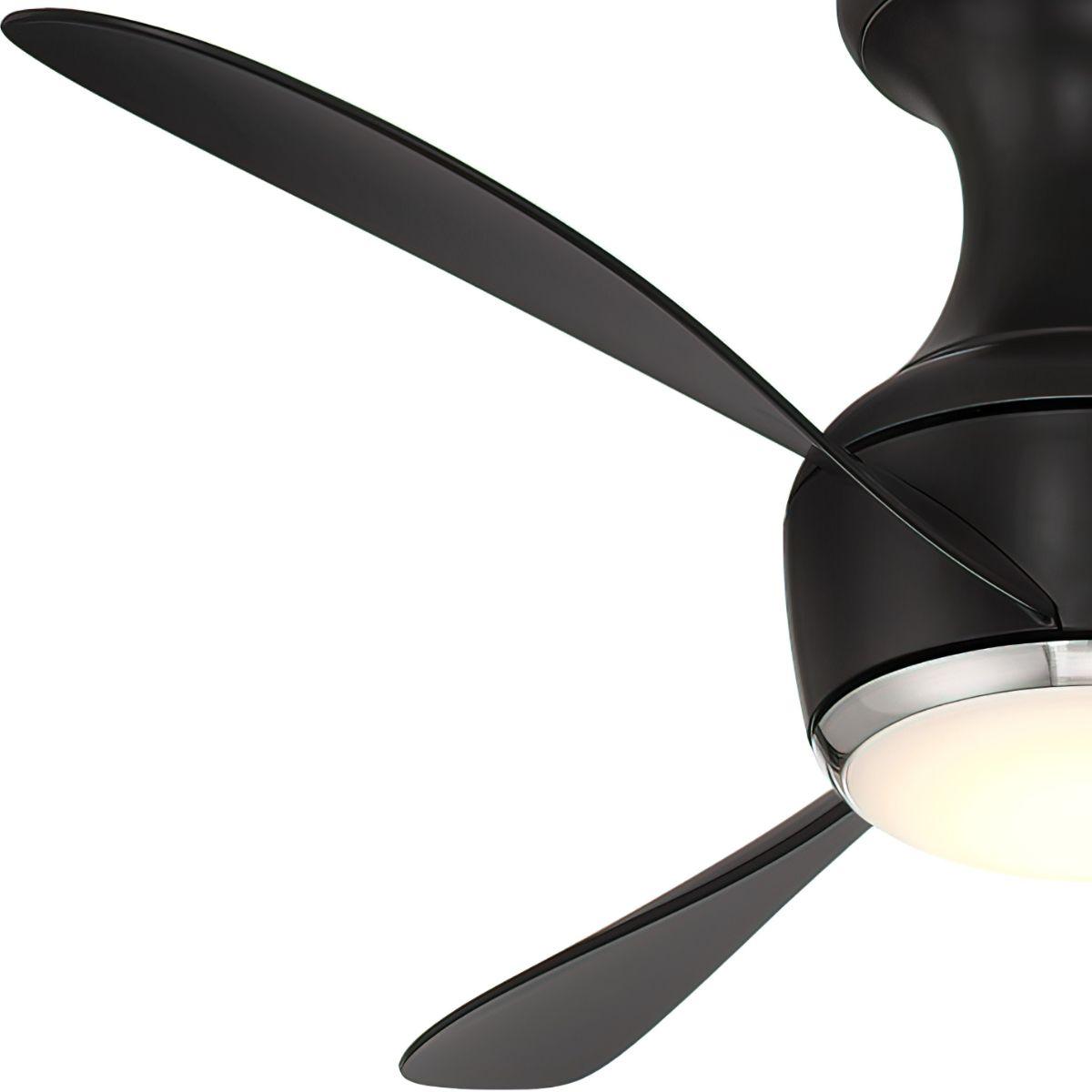 Corona 44 Inch Modern Outdoor Smart Ceiling Fan With 2700K LED And Remote - Bees Lighting