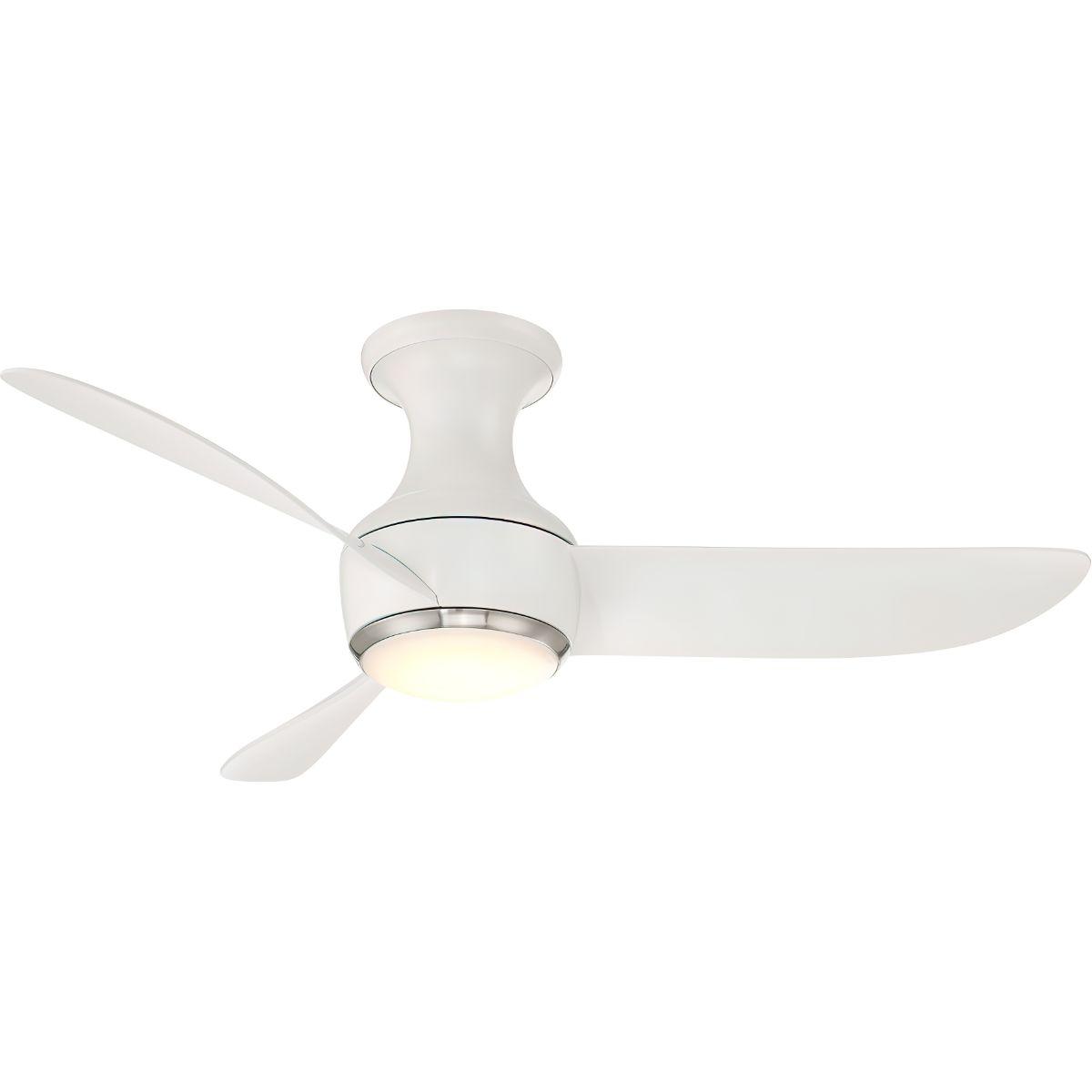 Corona 44 Inch Modern Outdoor Smart Ceiling Fan With 2700K LED And Remote