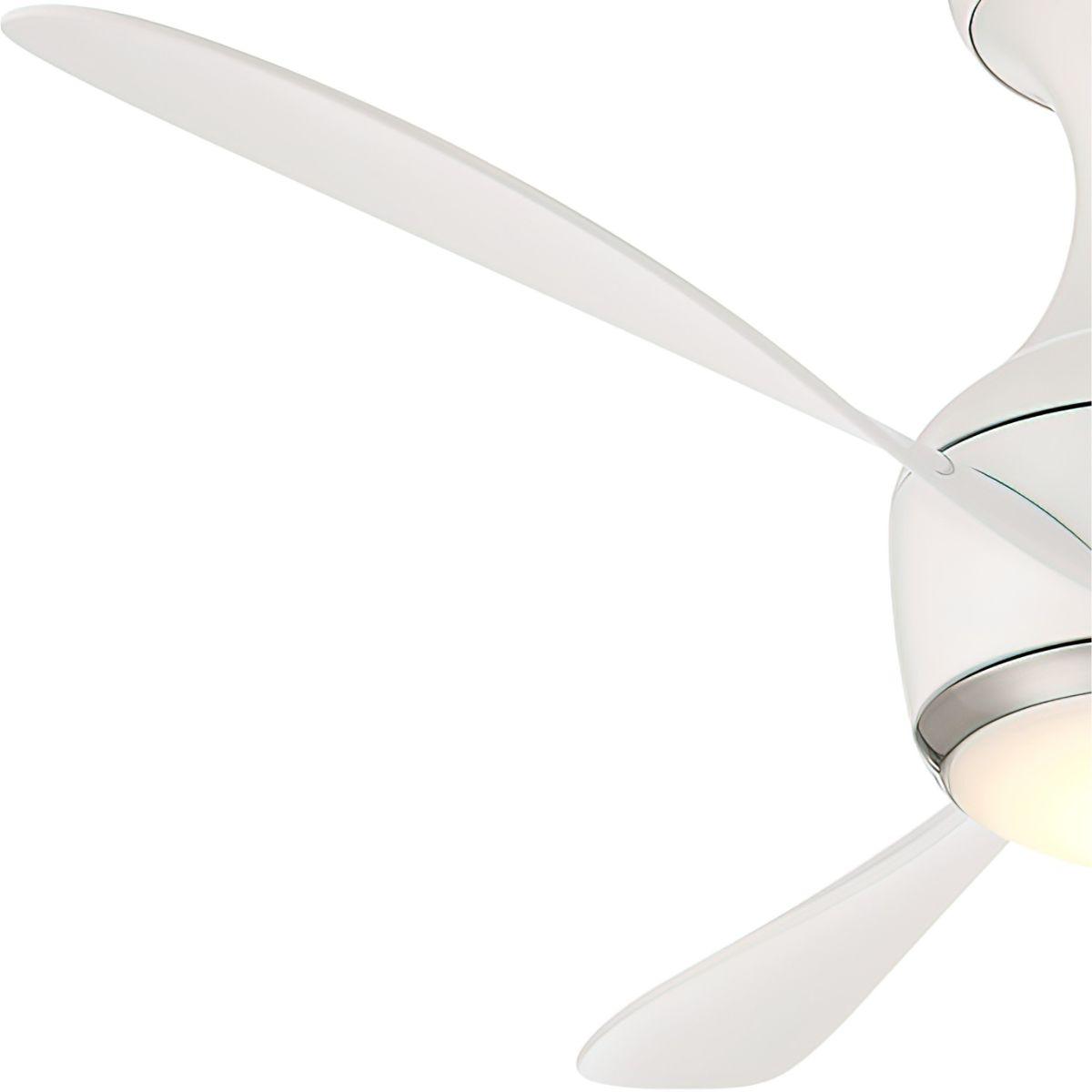 Corona 44 Inch Modern Outdoor Smart Ceiling Fan With 3500K LED And Remote