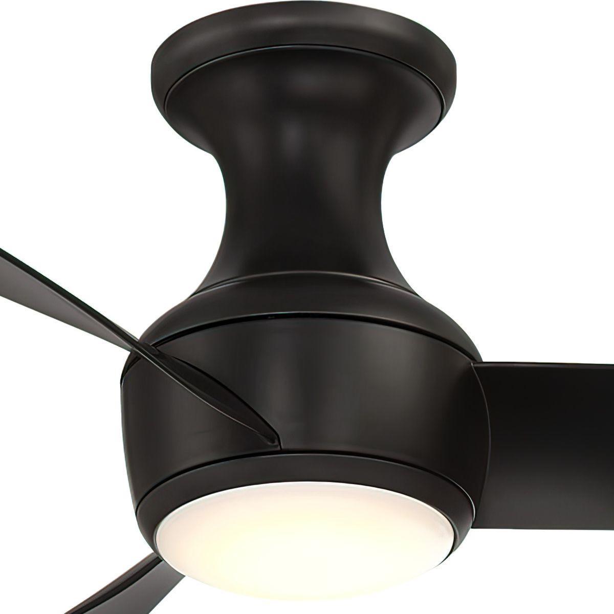 Corona 52 Inch Modern Outdoor Smart Ceiling Fan With 2700K LED And Remote - Bees Lighting