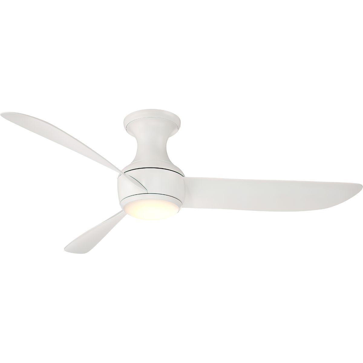 Corona 52 Inch Modern Outdoor Smart Ceiling Fan With 3000K LED And Remote