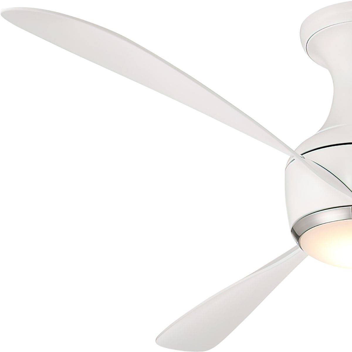 Corona 52 Inch Modern Outdoor Smart Ceiling Fan With 3500K LED And Remote