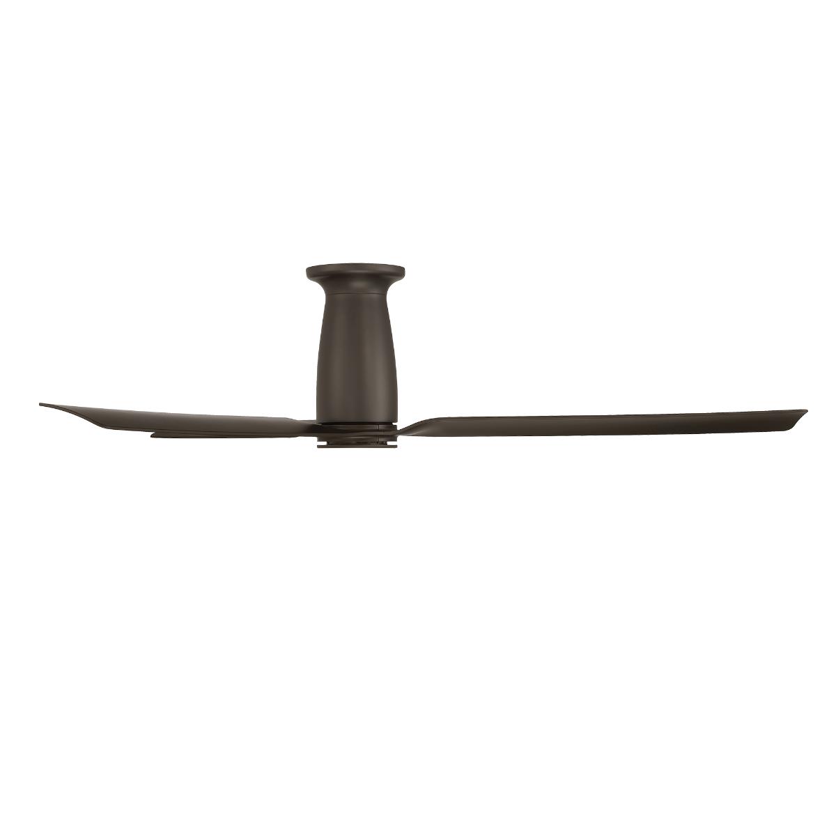 Smooth Flush 52 Inch CCT LED Smart Ceiling Fan, Bronze Finish - Bees Lighting
