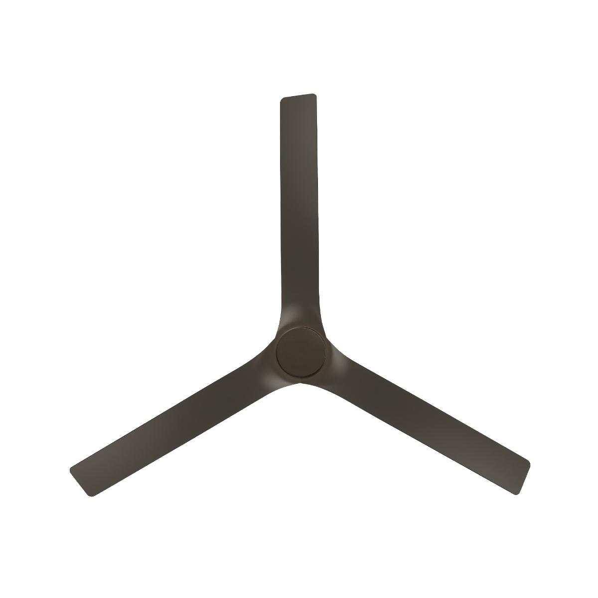 Smooth Flush 52 Inch CCT LED Smart Ceiling Fan, Bronze Finish - Bees Lighting