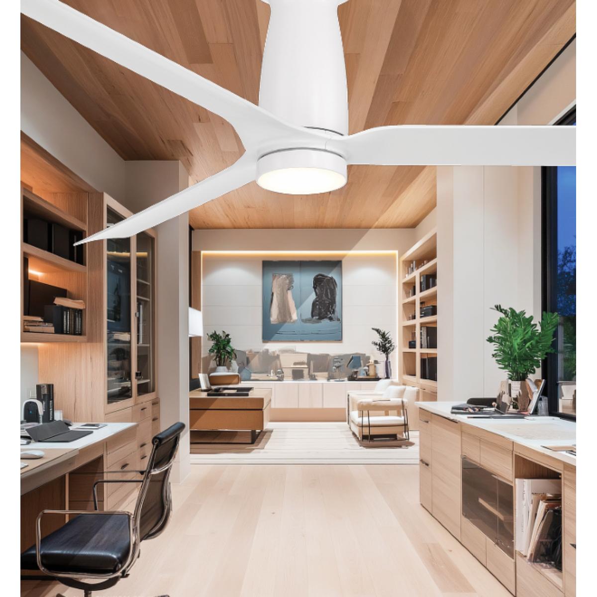Smooth Flush 52" CCT LED Smart Ceiling Fan