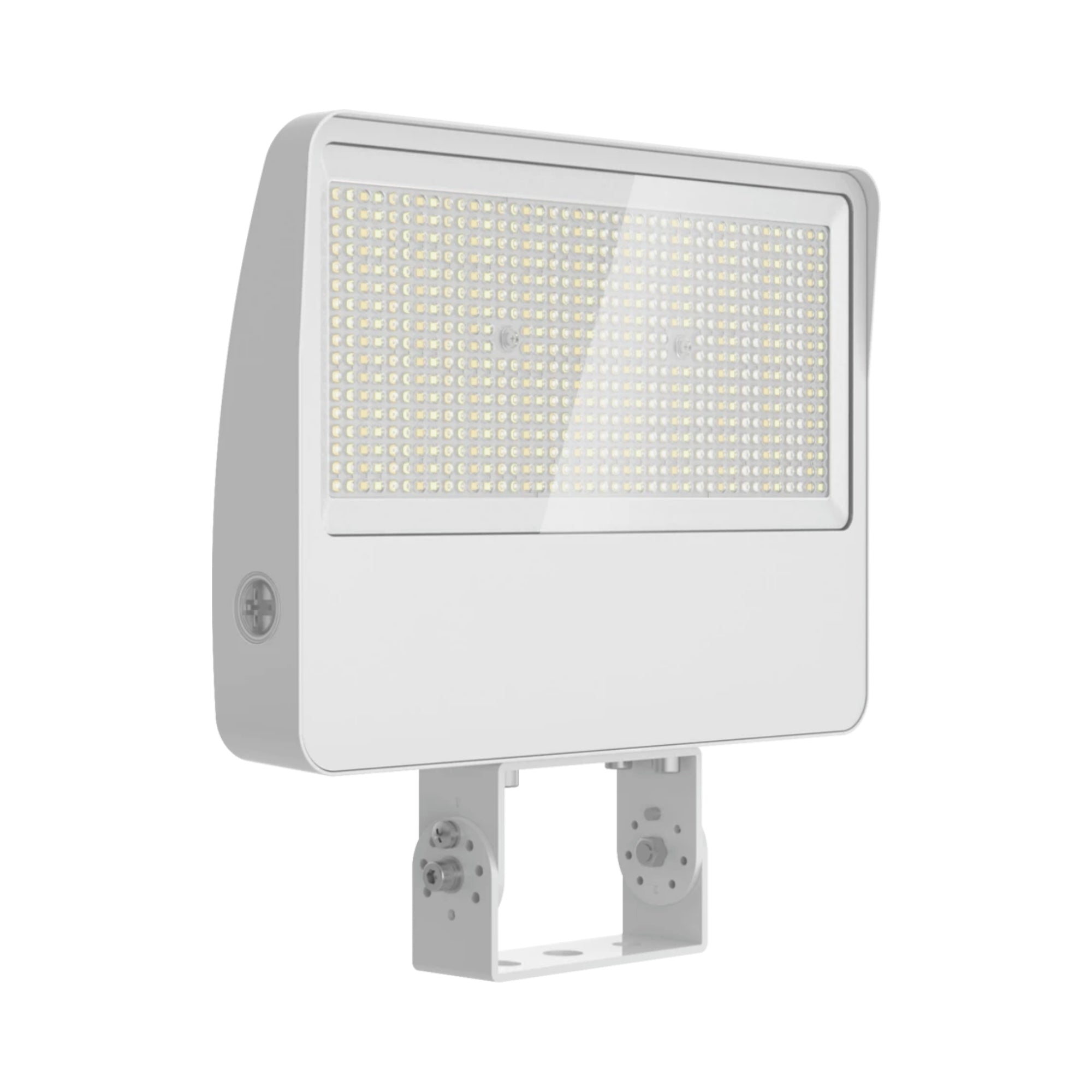 LED Flood Light, 150W, 22000lm, 30K/40K/50K, Slipfitter|Trunnion, 480V, White