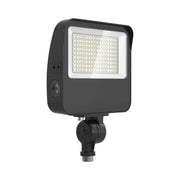 LED Flood Light, 35W, 5000lm, 30K/40K/50K, Knuckle|Yoke, 120-277V, Bronze