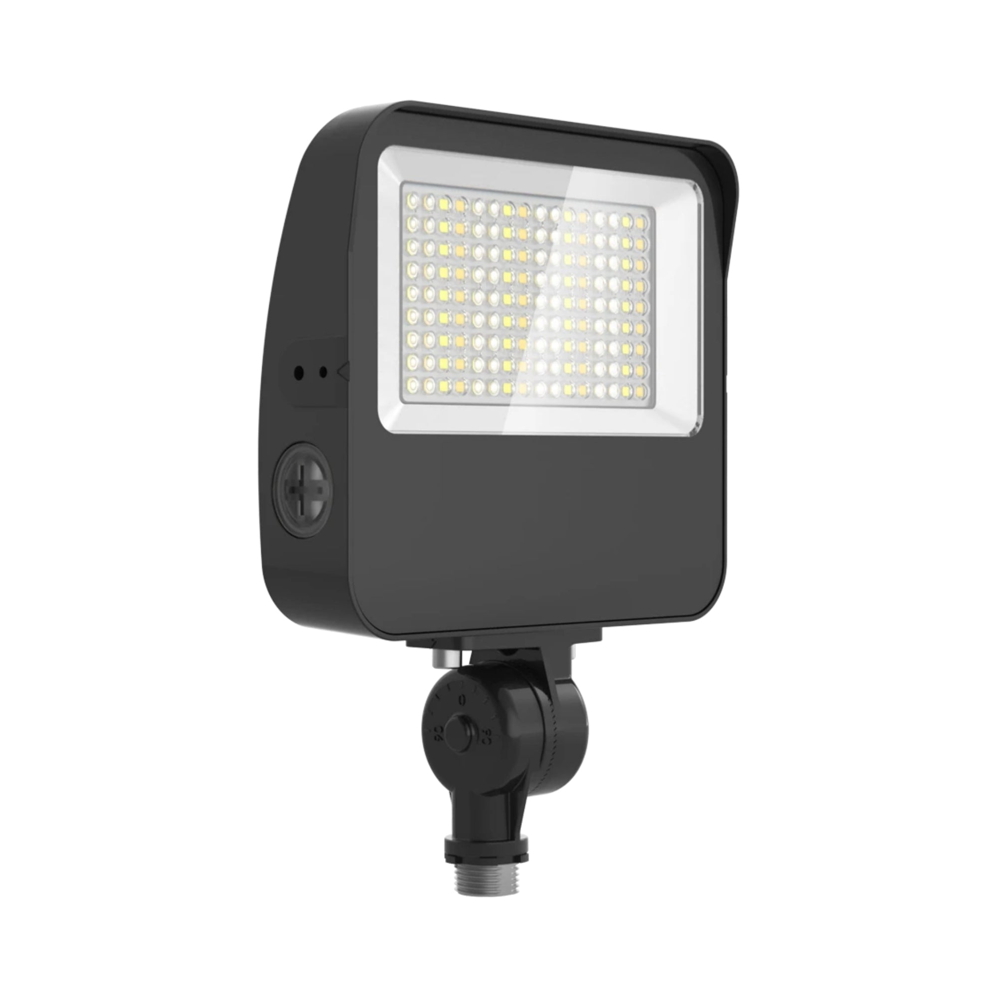 LED Flood Light, 35W, 5000lm, 30K/40K/50K, Knuckle|Yoke, 120-277V, Bronze