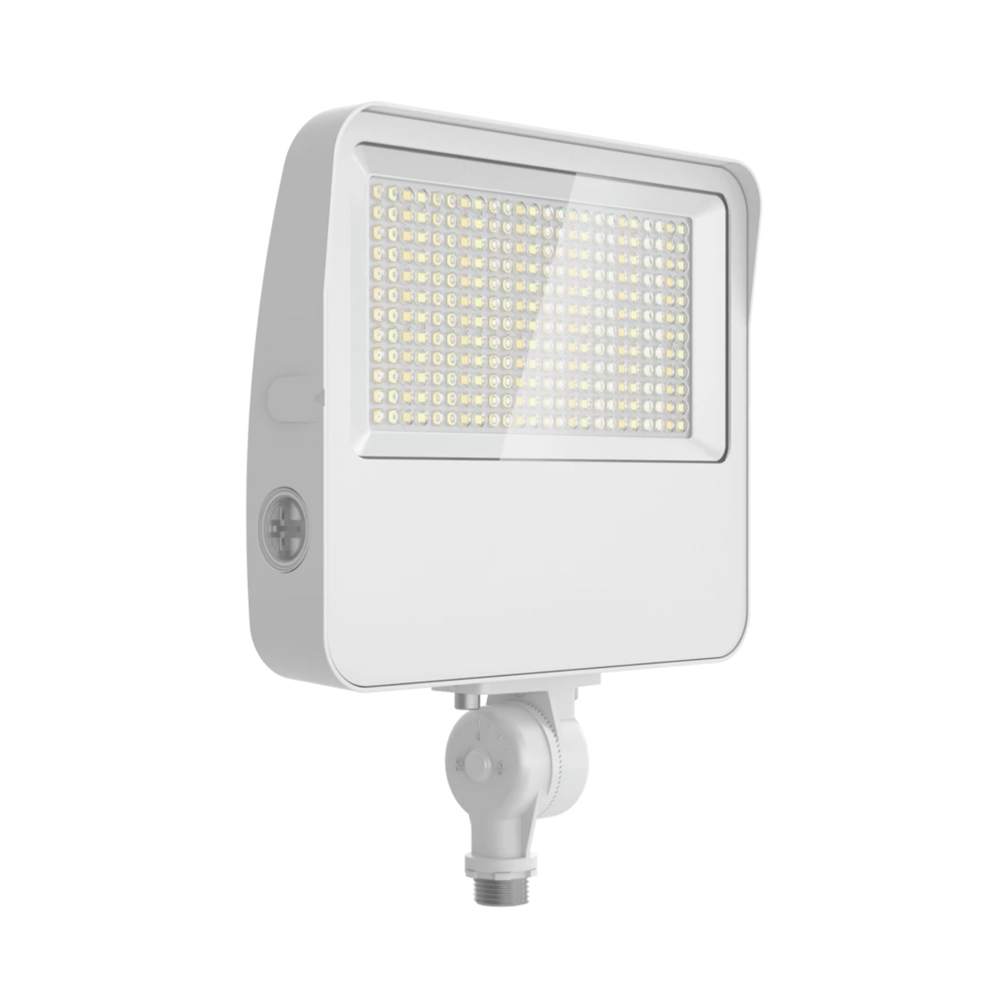 LED Flood Light, 60W, 9000lm, 30K/40K/50K, Knuckle|Trunnion, 120-277V, White