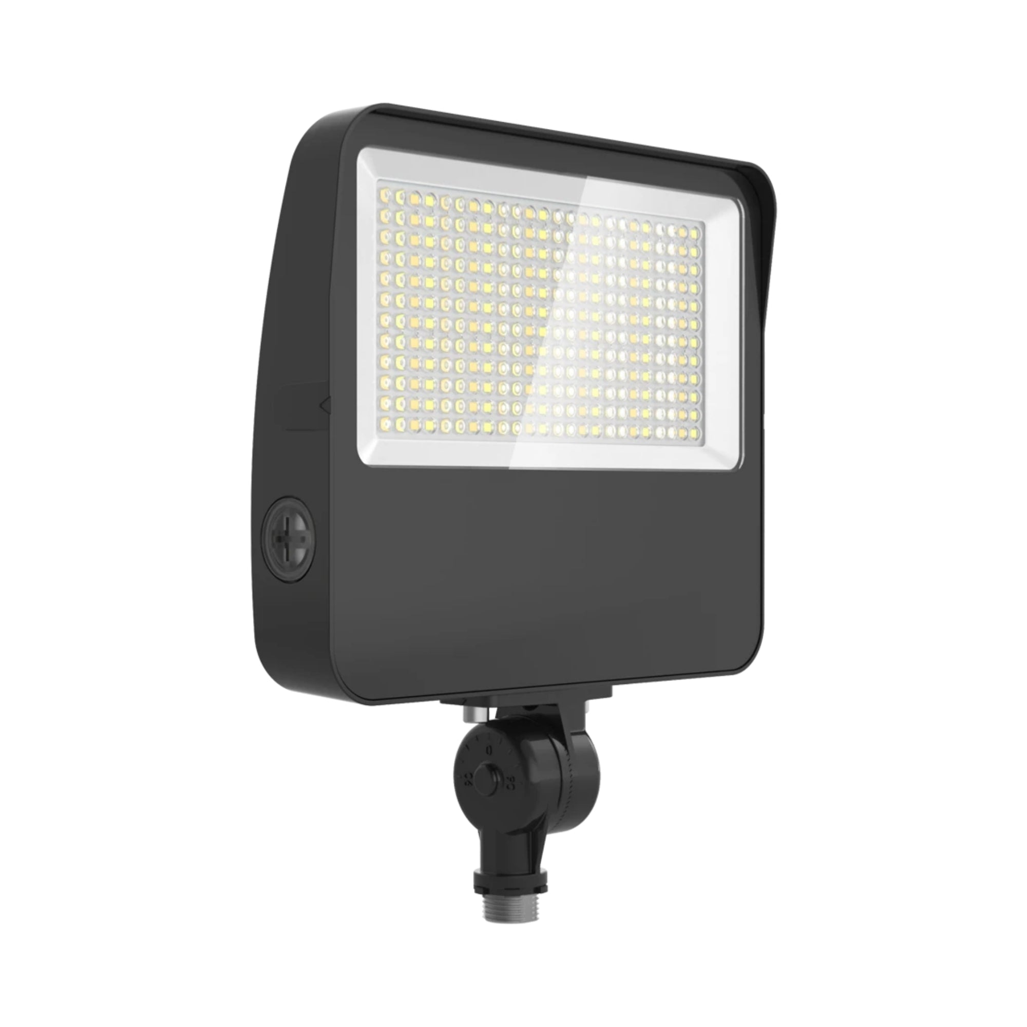 LED Flood Light, 60W, 9000lm, 30K/40K/50K, Knuckle|Trunnion, 120-277V, Bronze