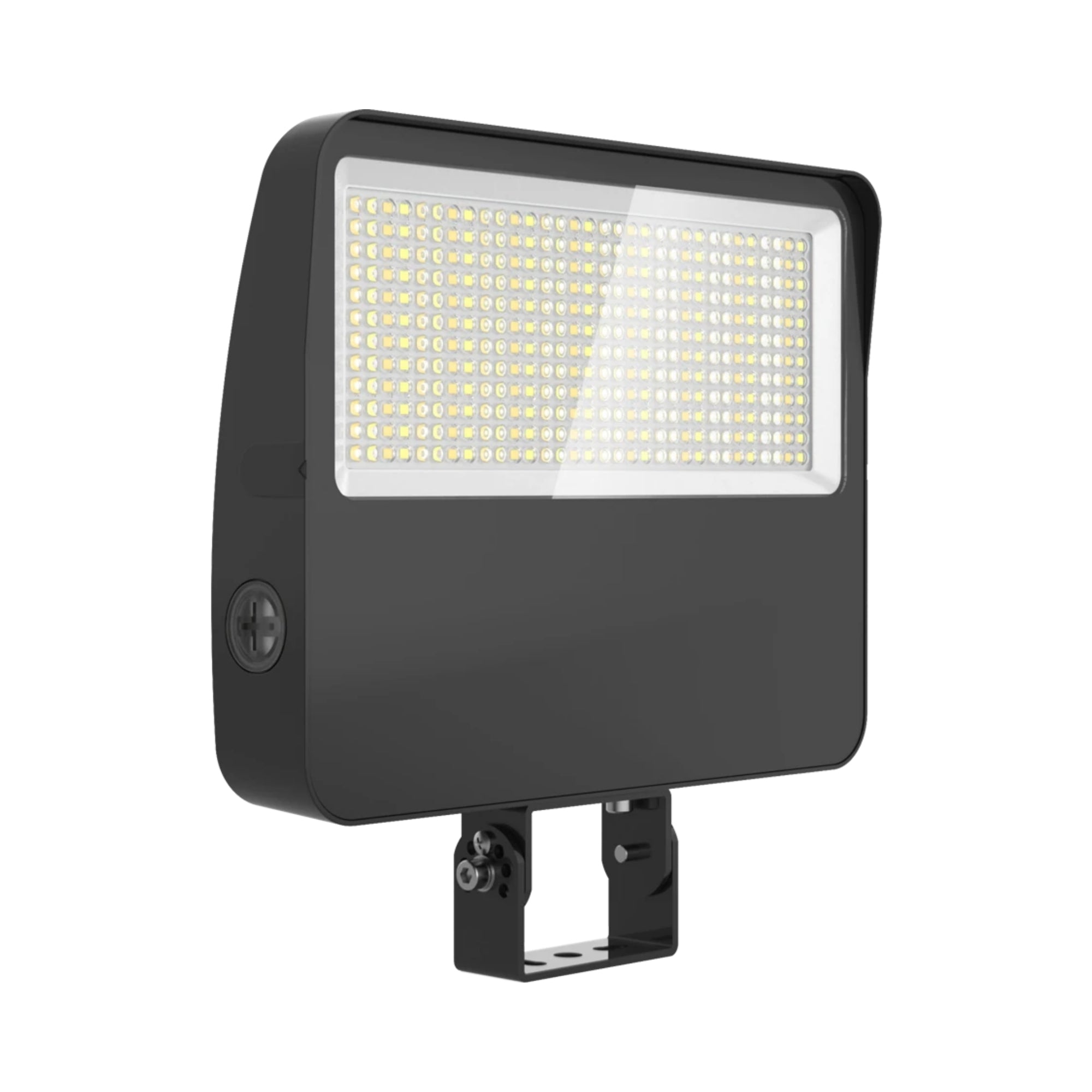LED Flood Light, 80W, 12000lm, 30K/40K/50K, Knuckle|Trunnion, 120-277V, Bronze