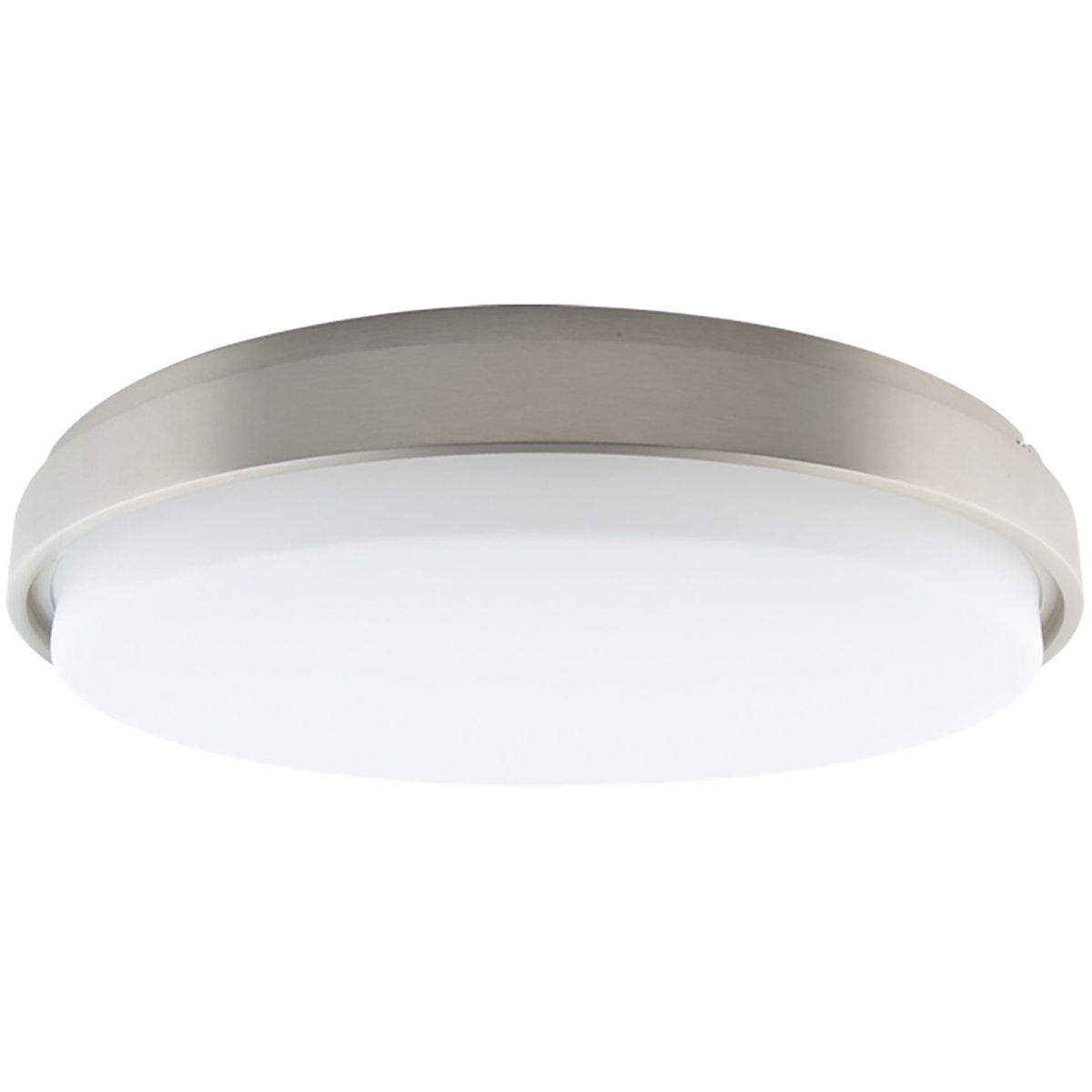 Lithium 18 In LED Flush Mount Light Selectable CCT Nickel Finish - Bees Lighting