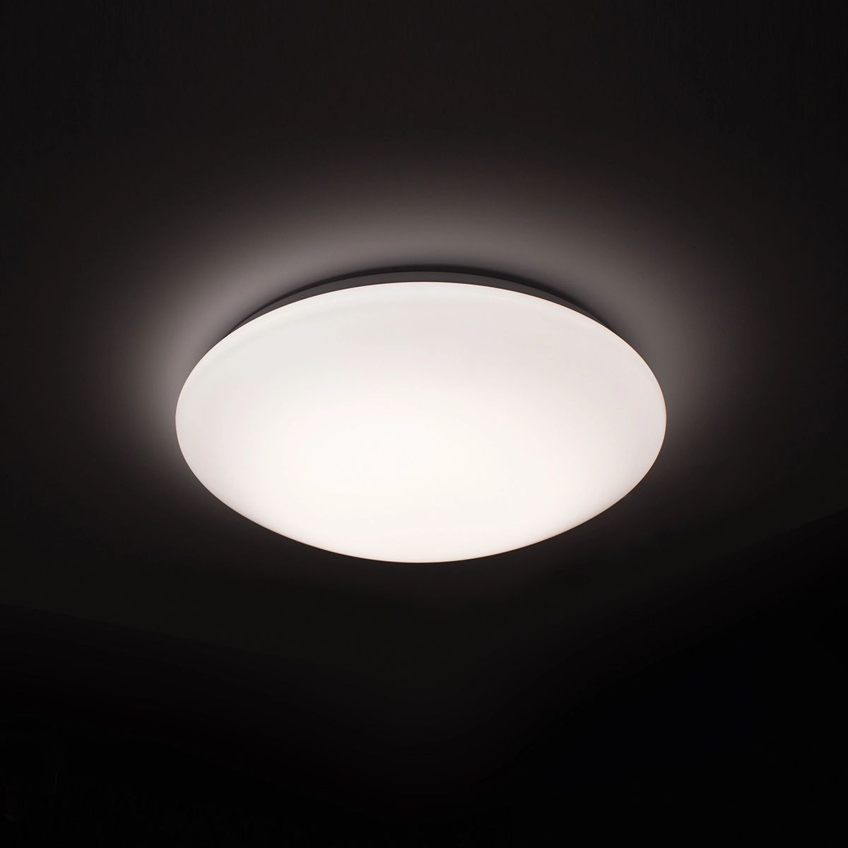 GLO LED Flush Mount Light Selectable CCT White finish