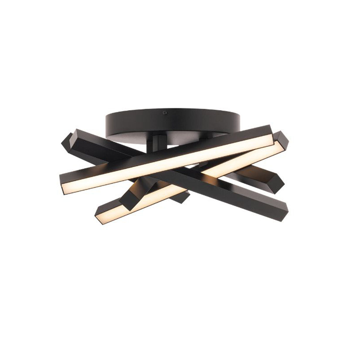 Parallax Flush Mount Ceiling Light, 3000K