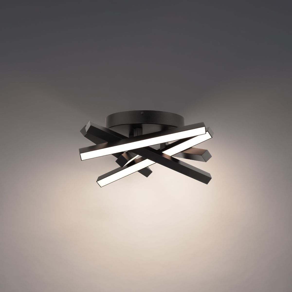 Parallax Flush Mount Ceiling Light, 3000K