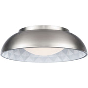 Prisma 18" LED Flush Mount, Brushed Nickel Finish - Bees Lighting