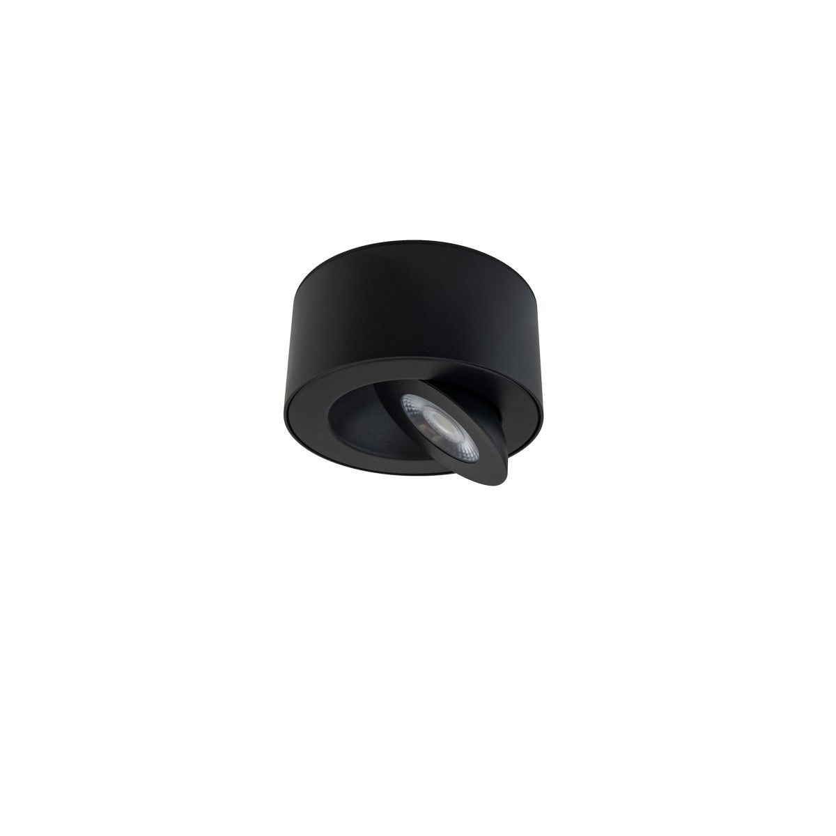 I Spy 5" LED Outdoor Flush Mount, 3000K, Black Finish - Bees Lighting