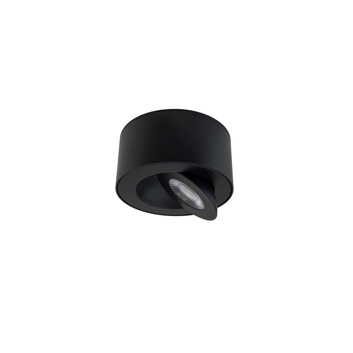 I Spy 5" LED Outdoor Flush Mount, 3000K, Black Finish - Bees Lighting