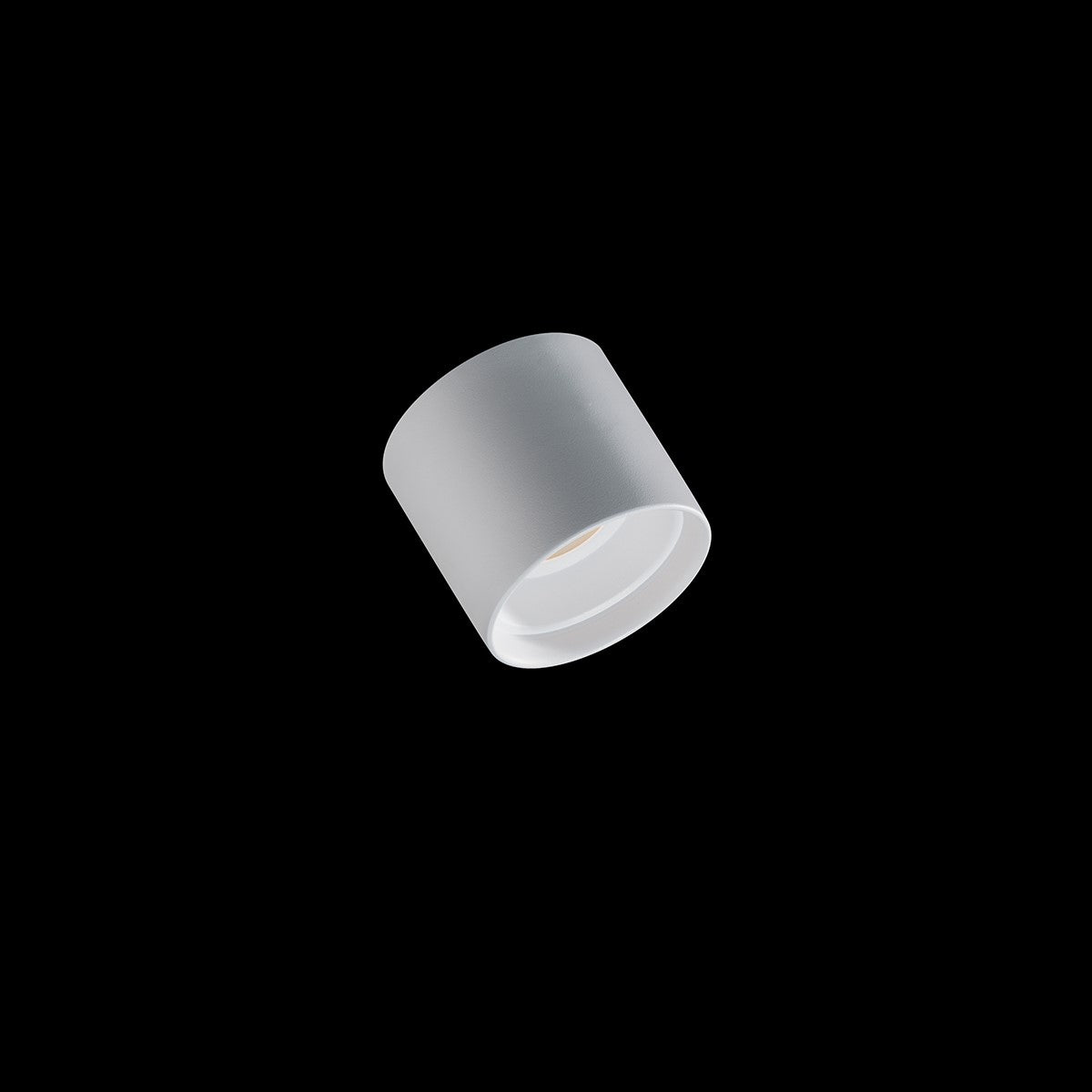 Squat 5" LED Outdoor Flush Mount, 3000K, White Finish - Bees Lighting