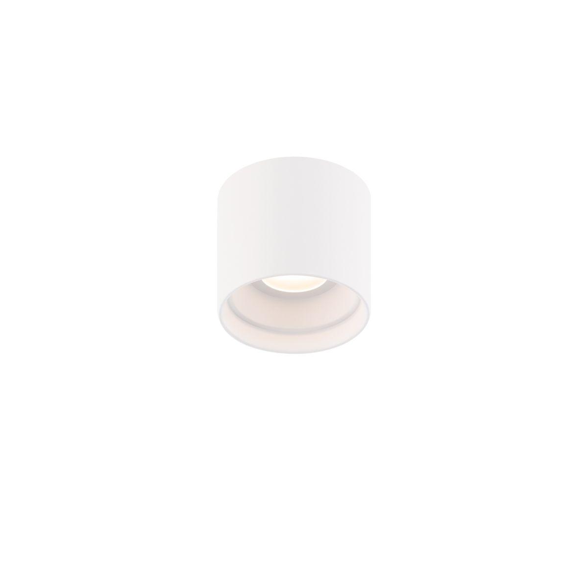 DOWNTOWN 5 in. LED Outdoor Flush Mount 4000K White finish