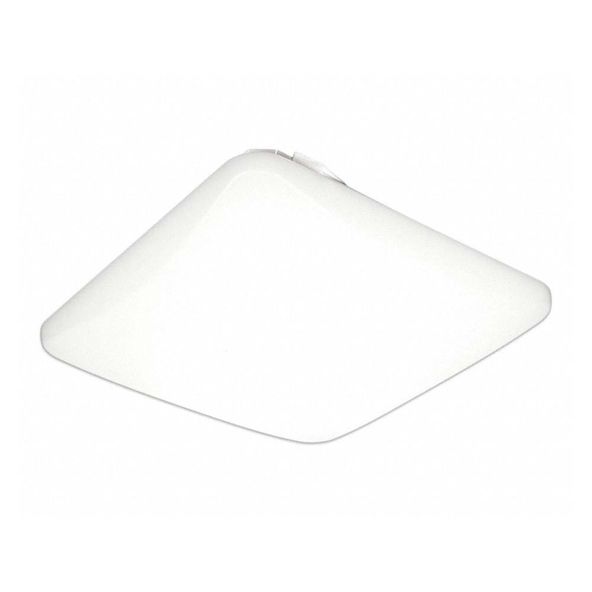 LED Low Profile Square 11 in. Ceiling Puff Light 3000K White Finish - Bees Lighting
