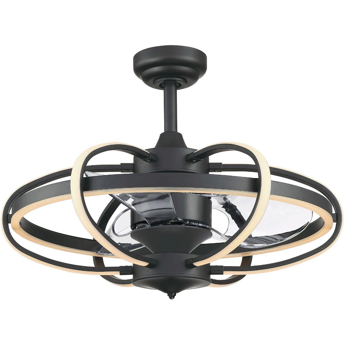 Obvi 22 Inch Modern Chandelier Ceiling Fan With Light And Remote
