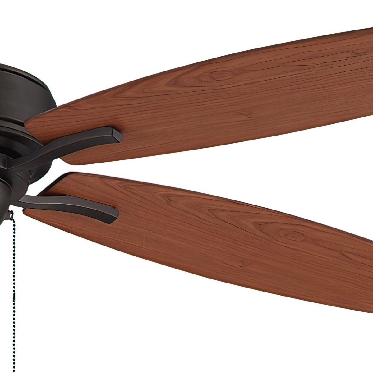Aire Deluxe 52 Inch Dark Bronze Ceiling Fan with Pull Chain - Bees Lighting
