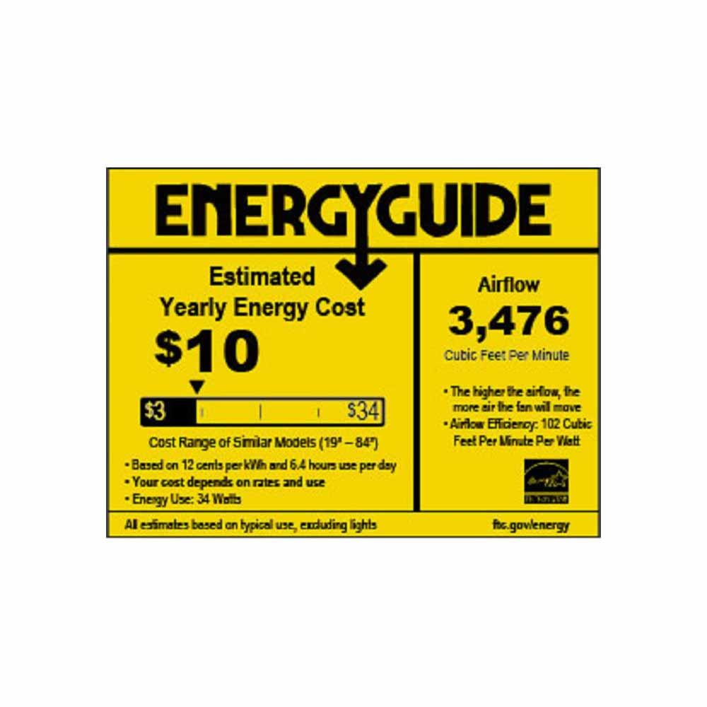 Aire Deluxe 52 Inch Matte Greige Ceiling Fan with Light Kit and Pull Chain - Bees Lighting