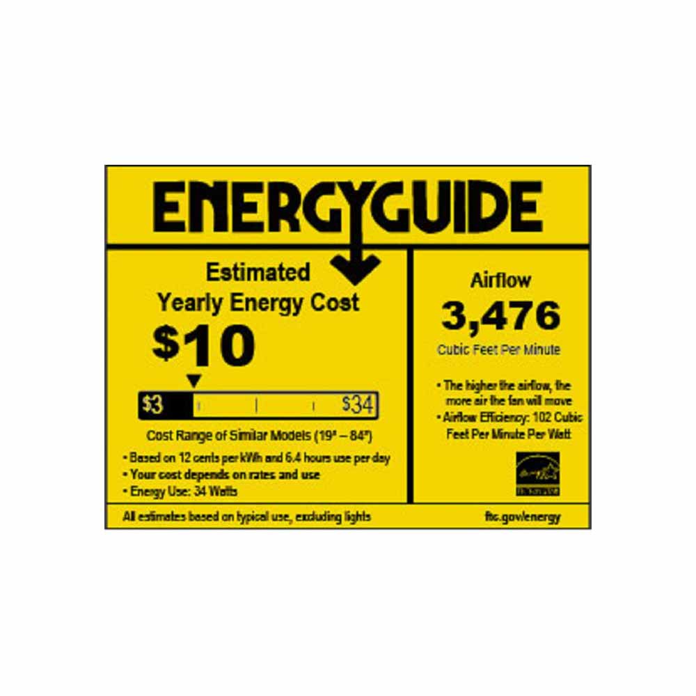 Aire Deluxe 52 Inch Matte Greige Ceiling Fan with Light Kit and Pull Chain - Bees Lighting