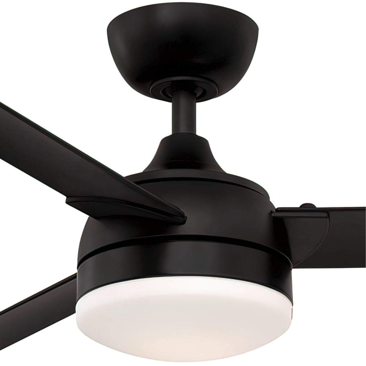 Xeno 56 Inch Black Wet Rated LED Ceiling Fan with Remote - Bees Lighting