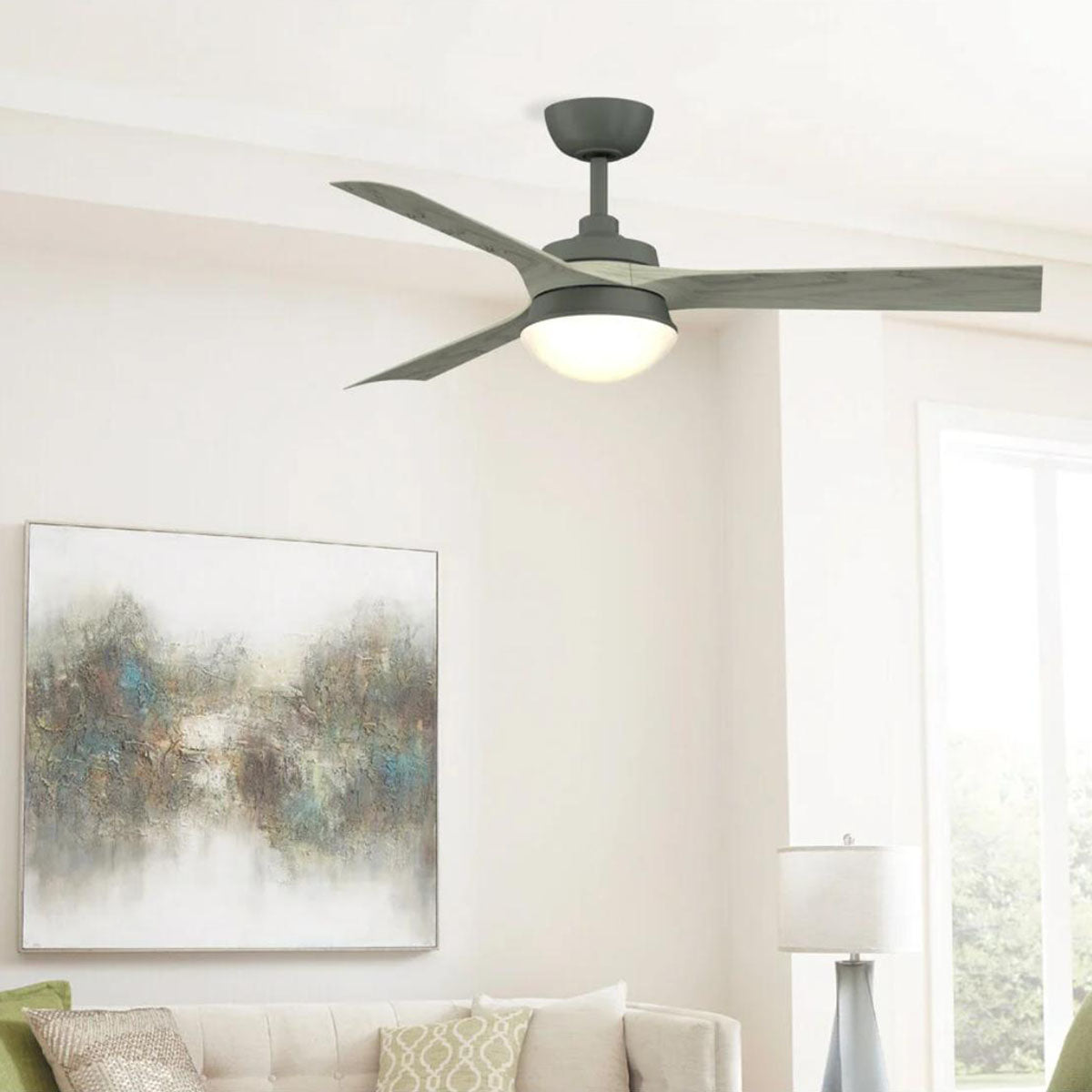 Barlow 52" Graphite LED Ceiling Fan - Bees Lighting