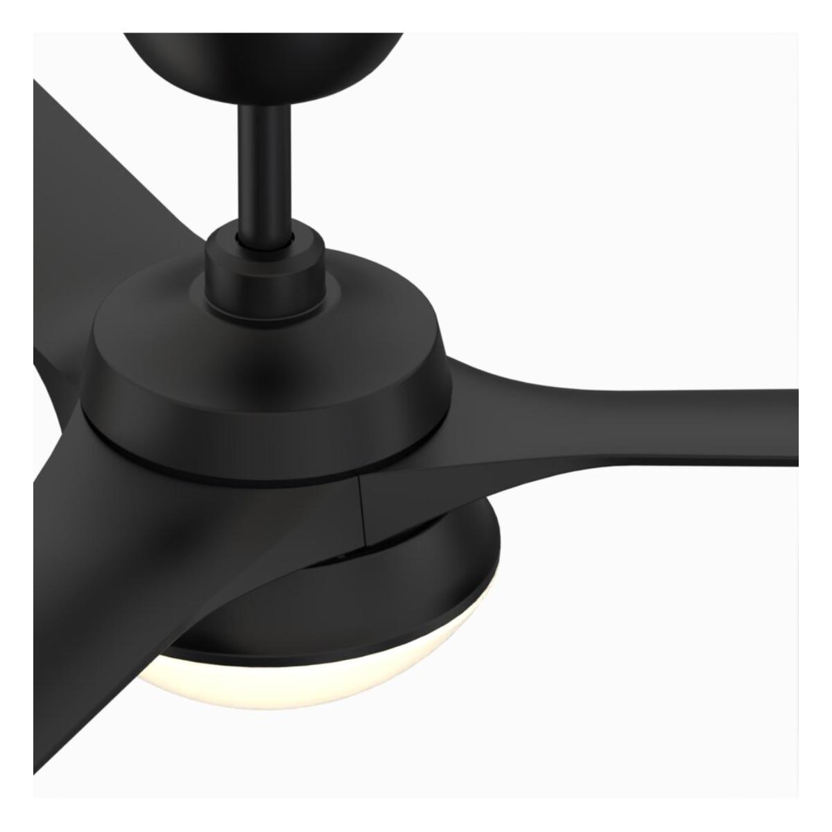 Barlow 52" Black LED Ceiling Fan - Bees Lighting