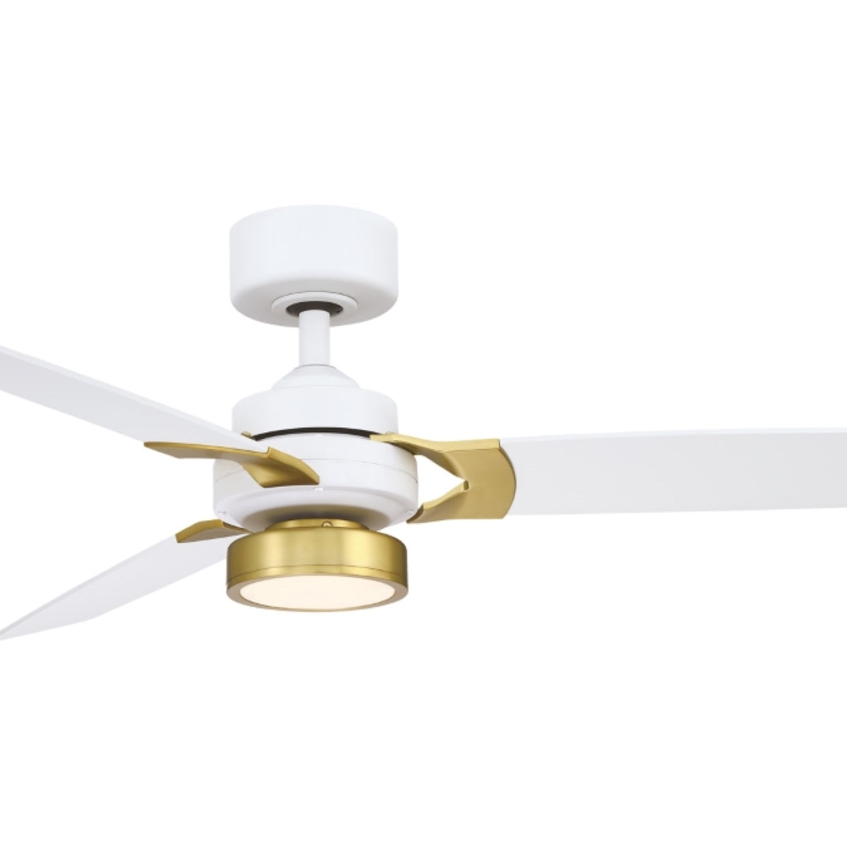 Amped 52 Inch Propeller Ceiling Fan With Light and Remote - Bees Lighting