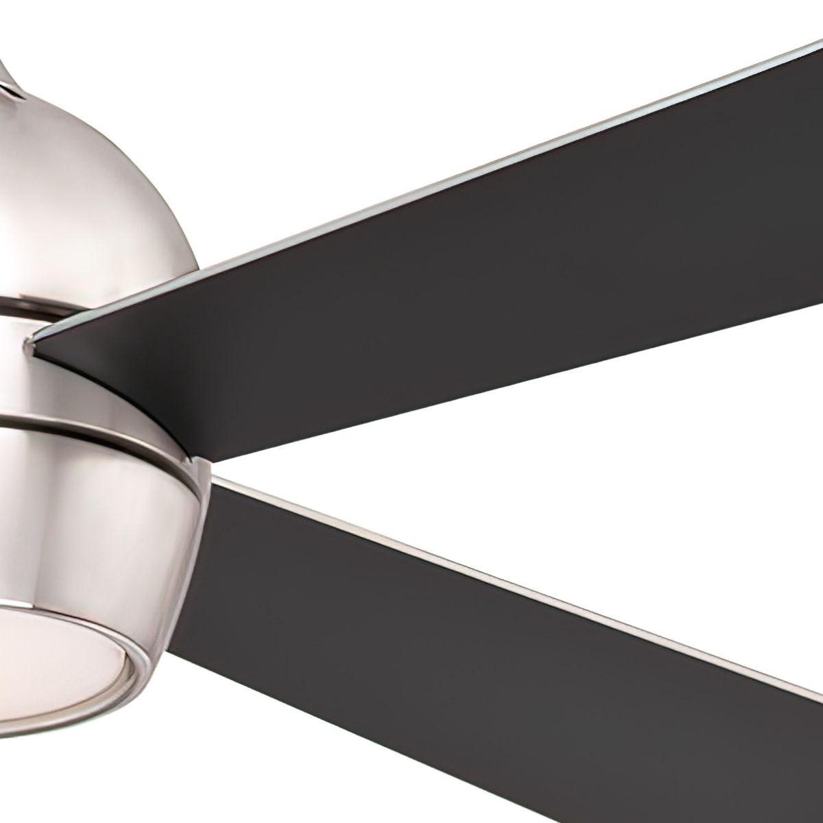 Kwad 44 Inch Brushed Nickel Modern LED Ceiling Fan with Remote - Bees Lighting