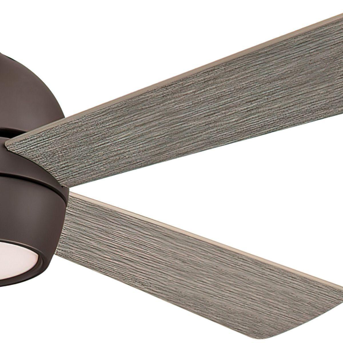 Kwad 44 Inch Matte Greige Modern LED Ceiling Fan with Remote - Bees Lighting