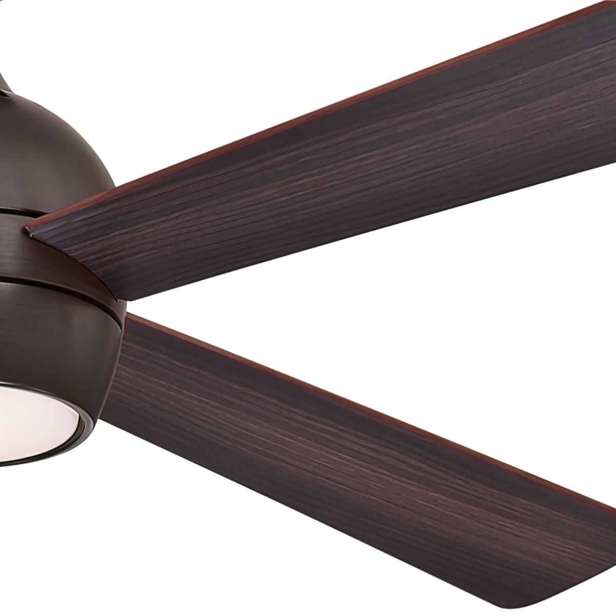 Kwad 52 Inch Dark Bronze Modern LED Ceiling Fan with Remote - Bees Lighting