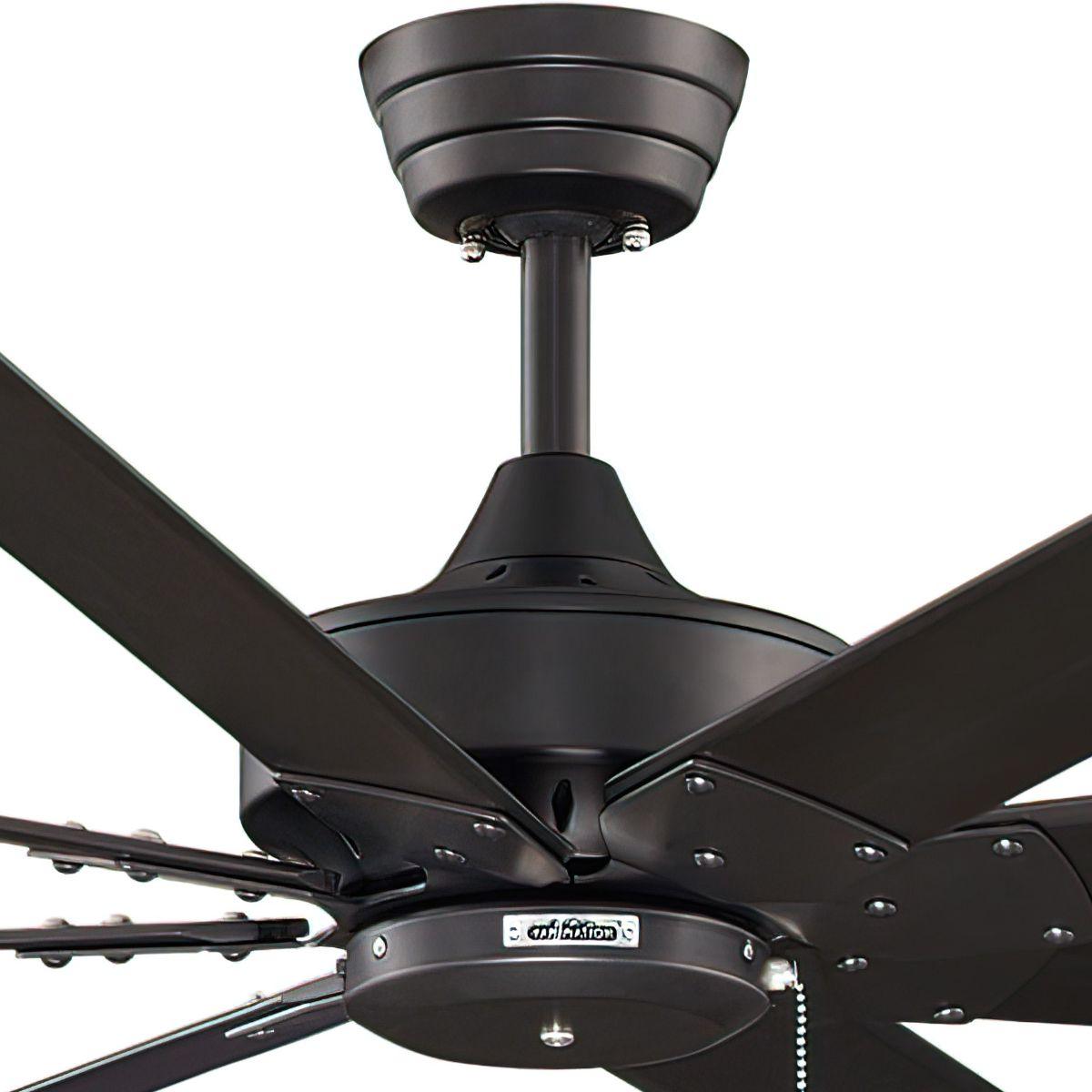 Levon 63 Inch 8 Blades Windmill Ceiling Fan With Pull Chain - Bees Lighting