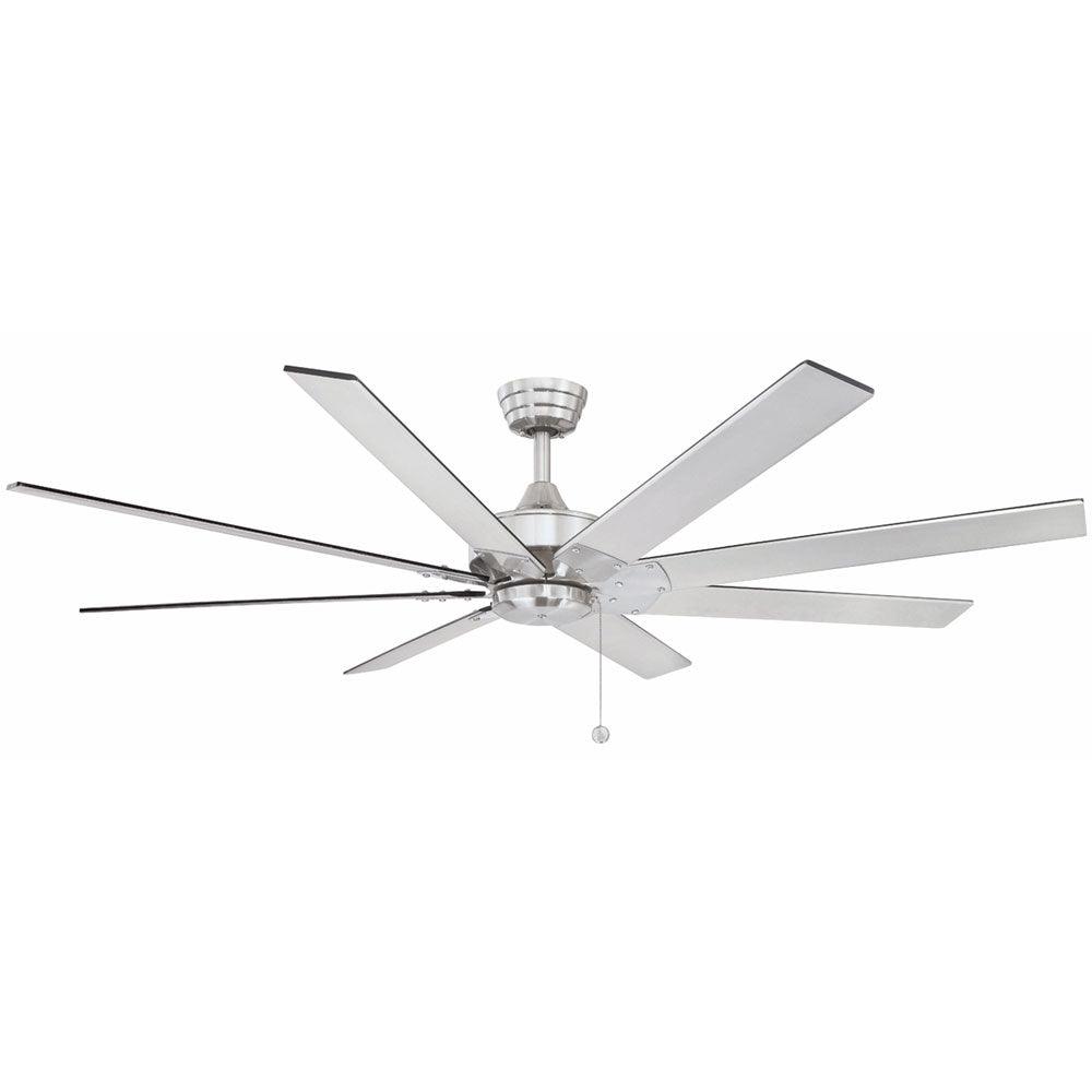 Levon 63 Inch 8 Blades Windmill Ceiling Fan With Pull Chain - Bees Lighting
