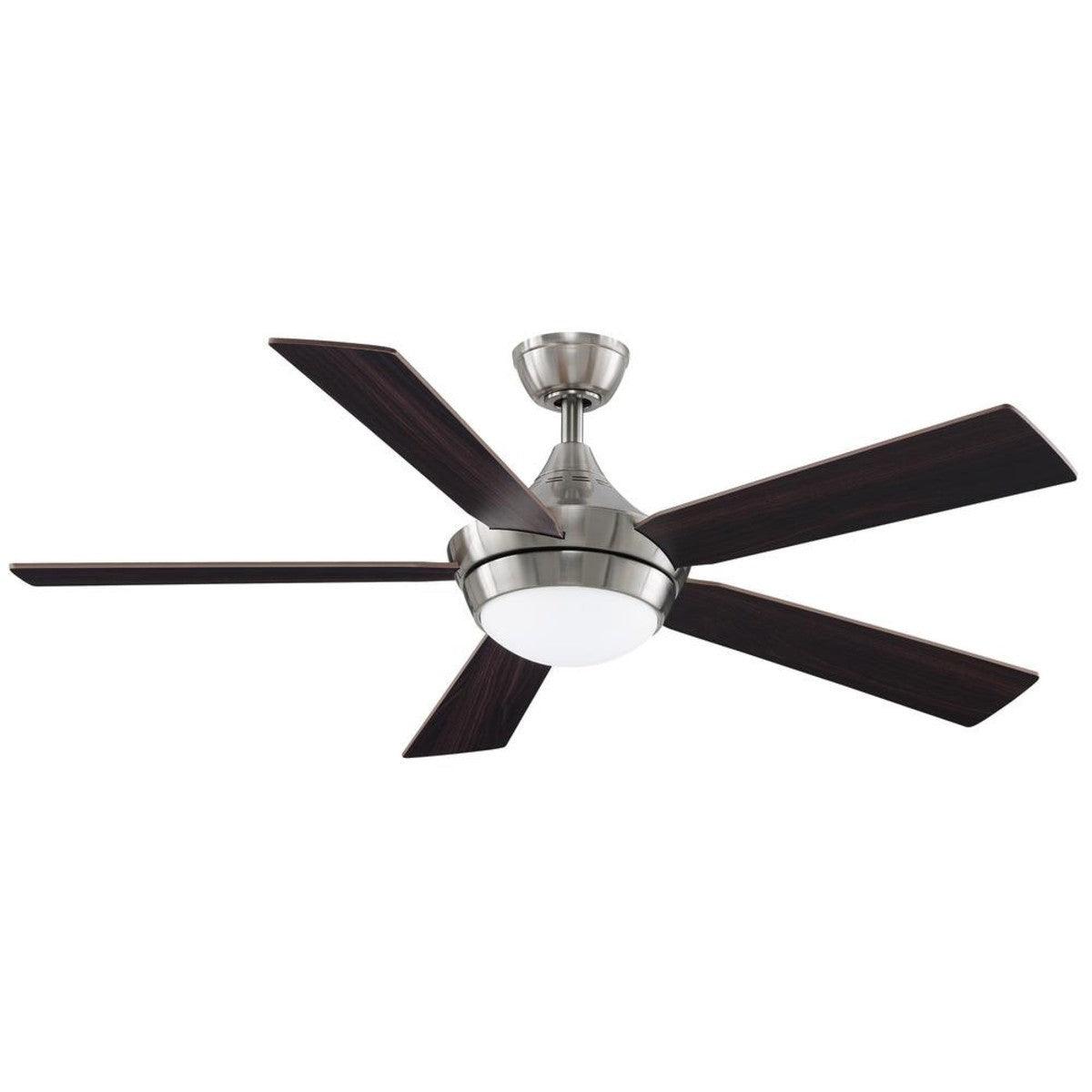Celano V2 52 Inch Brushed Nickel LED Ceiling Fan with Remote - Bees Lighting