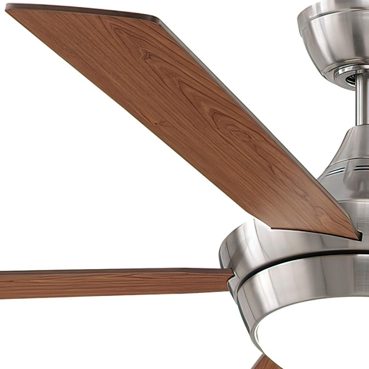 Celano V2 52 Inch Brushed Nickel LED Ceiling Fan with Remote - Bees Lighting
