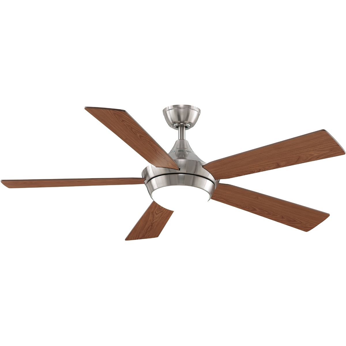 Celano V2 52 Inch Brushed Nickel LED Ceiling Fan with Remote - Bees Lighting