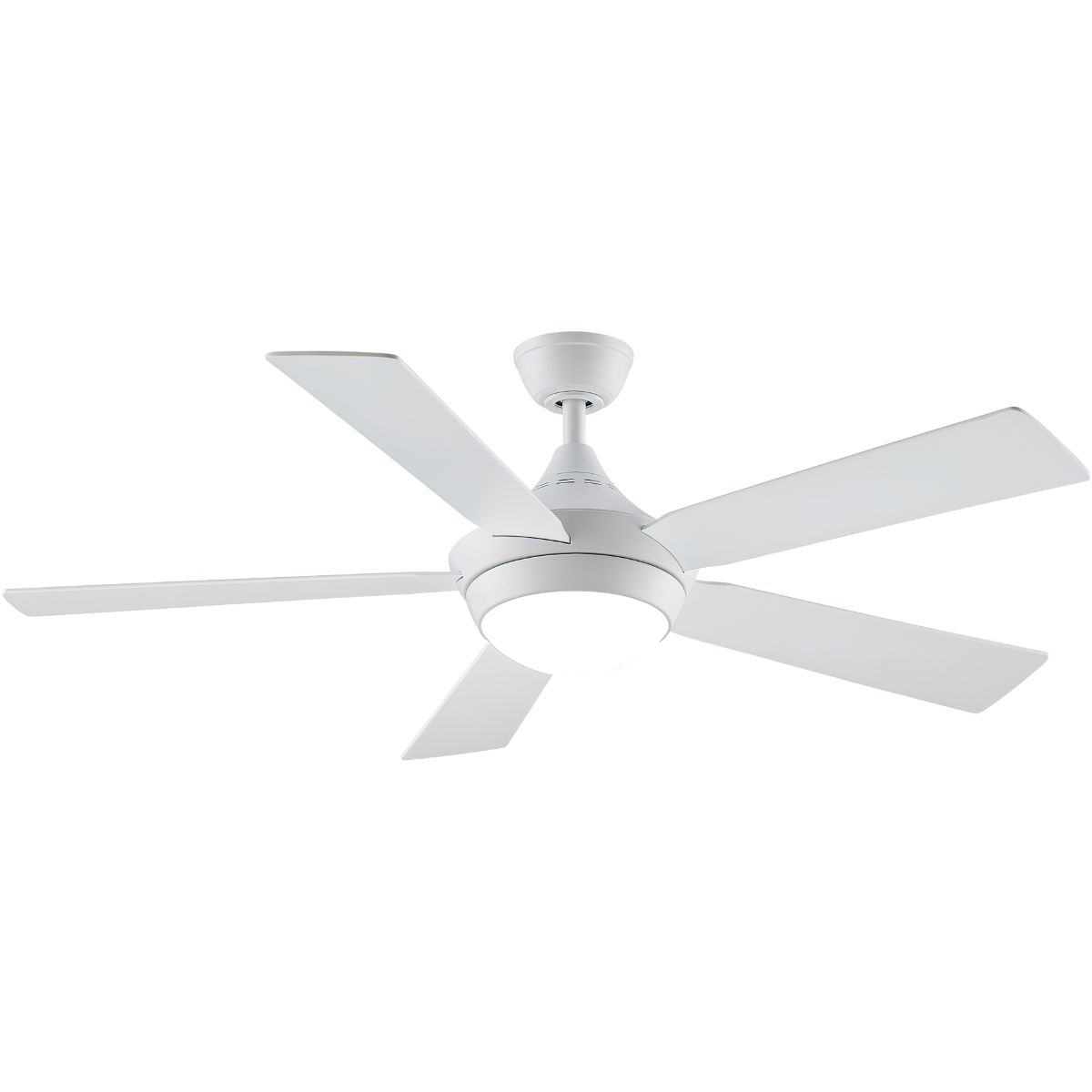 Celano V2 52 Inch Matte White LED Ceiling Fan with Remote - Bees Lighting